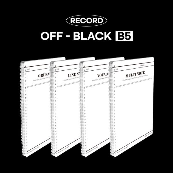 마넷 오프블랙 스프링 노트 B5
