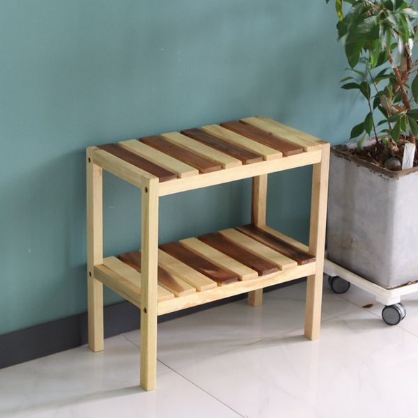 레인트리 원목 조립형 2단 선반 소(50cm)