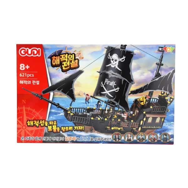 데코앤 해적의 전설 구디 GUDI 블록 완구 장난감