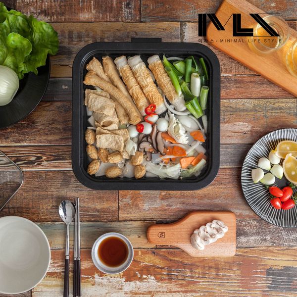 미라스 멀티쿠커 그릴팬 전골팬 전기그릴 RSF-1024TW