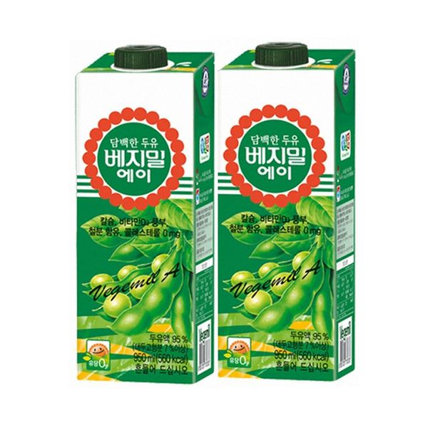 정식품 담백한베지밀A 950ml 4팩