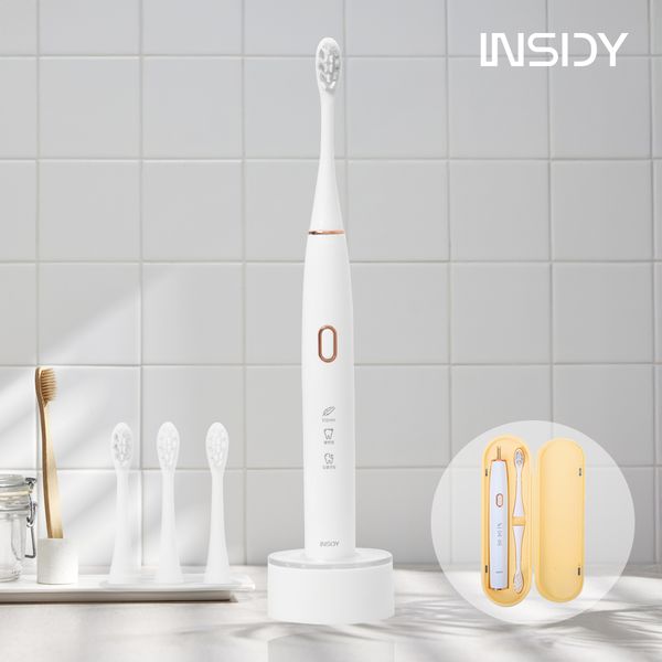 인사이디 음파 전동칫솔 완전방수 자동 미세모 IET-3
