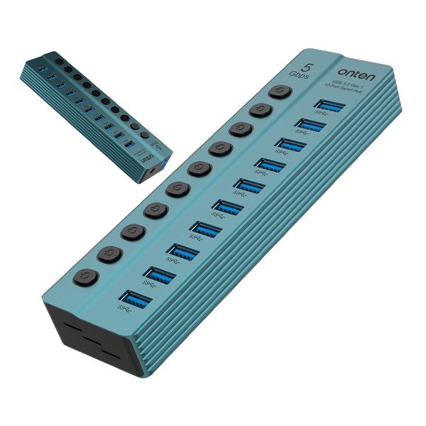 USB 10포트 멀티허브 / 개별스위치 5Gbps IFW323d