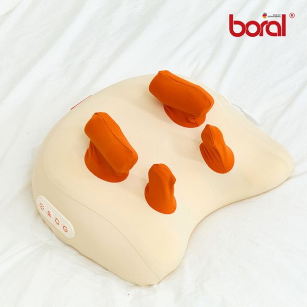 보랄 6D헤드 무선 목어깨 베개 마사지기 BR-NC200