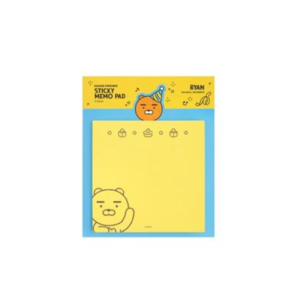 카카오 정사각 점착메모지 라이언C70727