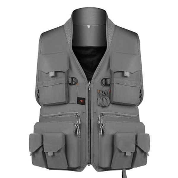 엑티브 멀티포켓 레저조끼(그레이) (XL)/낚시조끼