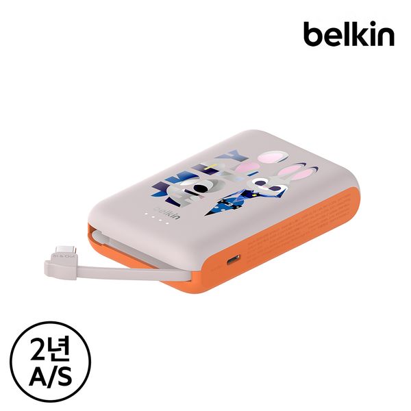 벨킨 디즈니 주토피아 10000mAh 보조배터리 BPB021OG