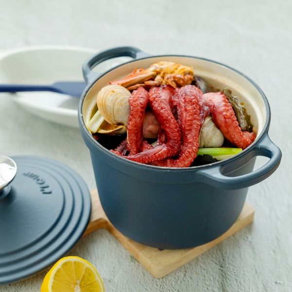 리큅 더치오븐 무쇠밥솥 18cm LRI-18 통주물냄비