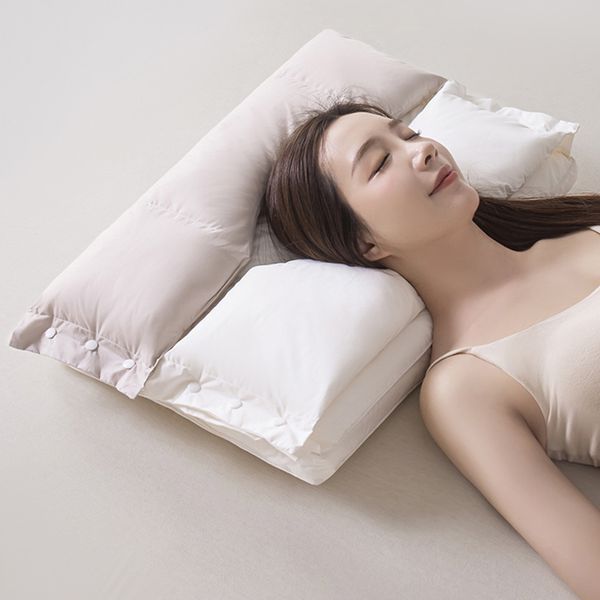 트리트먼트 목베개 베개 쿠션 목디스크 숙면 낮은