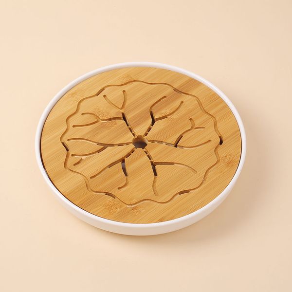 티앤차 연잎 다기트레이 차판