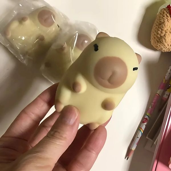 카피바라 말랑이 만득이 스퀴시 심신안정 손 장난감