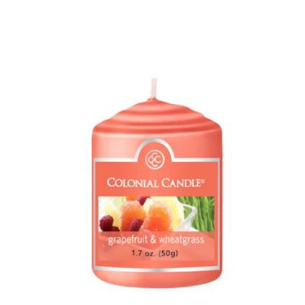COLONIAL CANDLE 2068 보티브 캔들 1.7oz 자몽과 밀싹