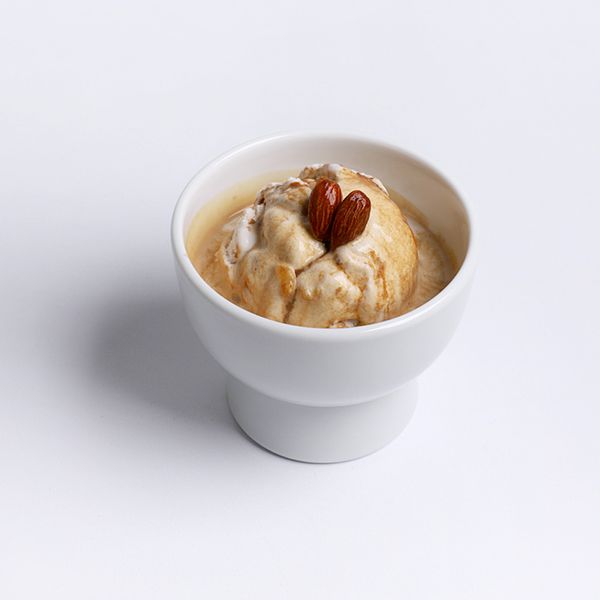 늘 설화 국산 물레 백자  굽 아이스크림잔 260ml 1p