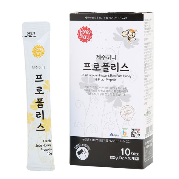 [허니스토리] 제주 한라산 프로폴리스 스틱 10g×10포
