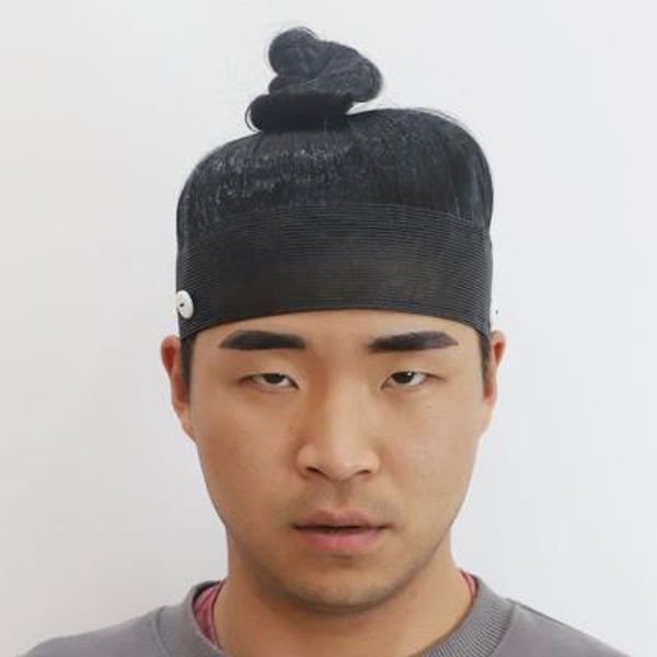 스투피드 상투 머리 가발 - 핫트랙스