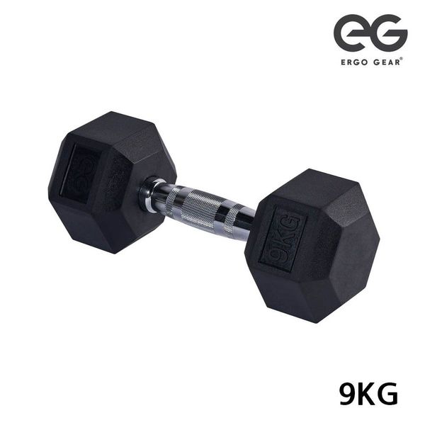 에르고기어 EG 고무 육각 아령 9kg(WFHN1ZV)