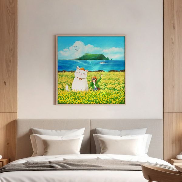 봄날의 제주, 루나 작가 그림