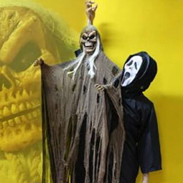팔벌린 2M 해골 장식 (브라운)