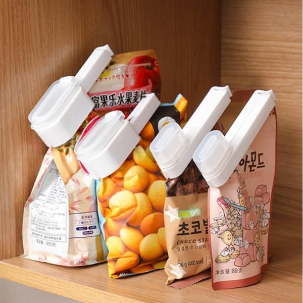 과자 밀봉클립 마개 보관 봉투 밀봉 2종 세트 K156