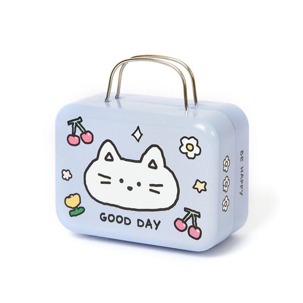 아트박스 가방모양 틴케이스 고양이