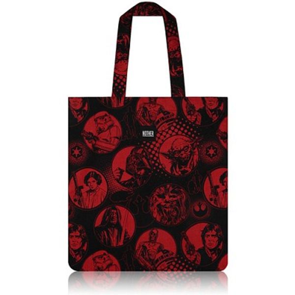 nother Red & Black Flat Tote / 나더 레드&블랙 플랫 토트백 (Star Wars™ Fabric)