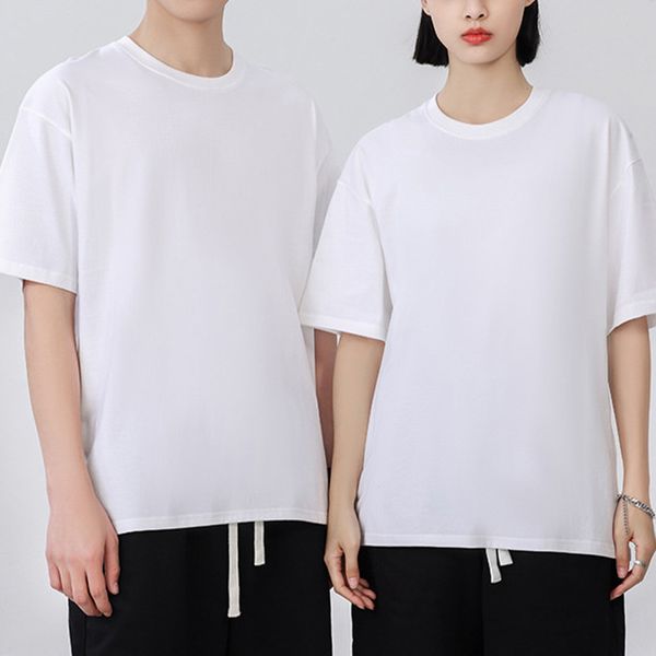 순면 20수 옆 트임 레이어드 반팔 티셔츠