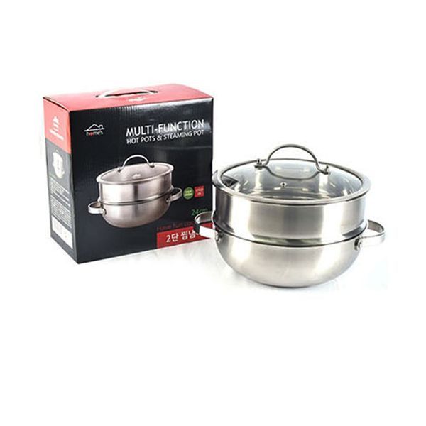 인덕션겸용 2단 스텐 찜기 (26cm)(WB463A5)