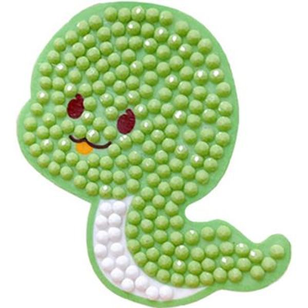 12간지 뱀 (키링) 보석십자수 6x6