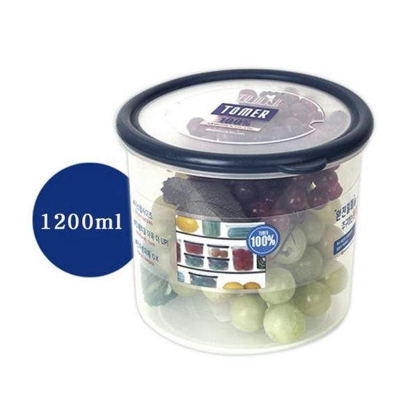 원형 밀폐용기 5호 1.2L DY-420 미(WFG2ZV0)