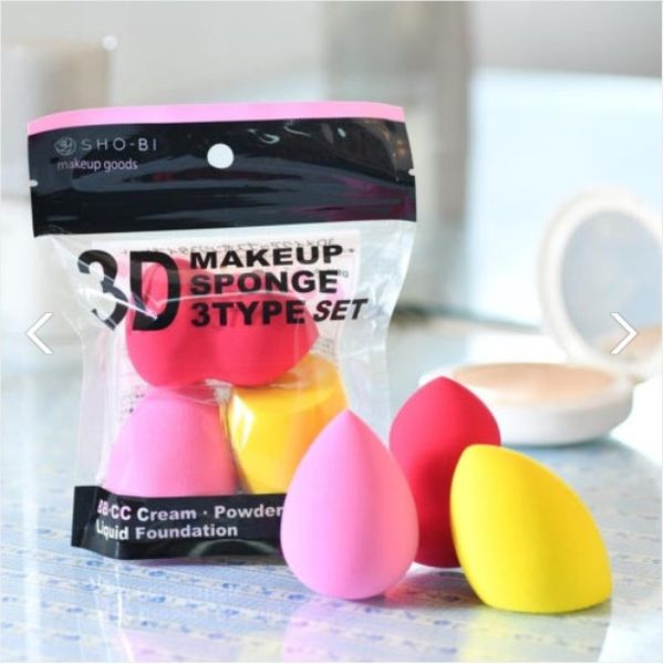 [SHOBIDO]3D MAKEUP SPONGE 3P SET/SPV71159