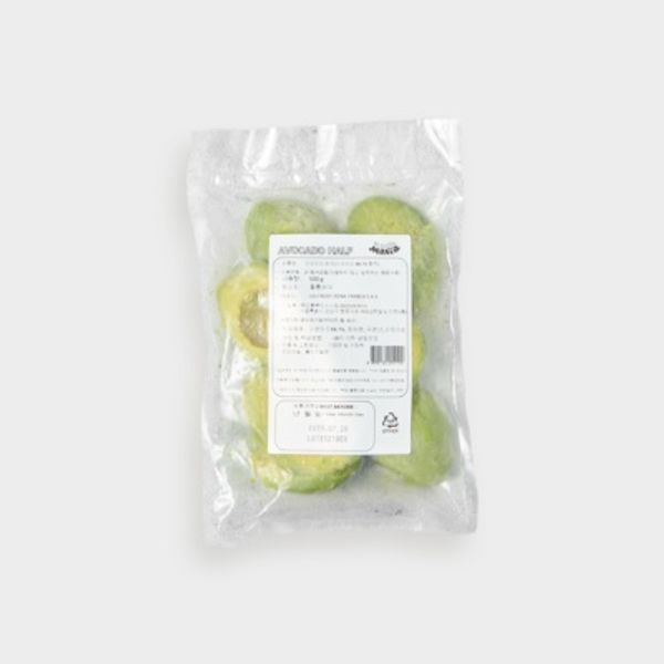 베리필드 냉동 아이스 아보카도하프 500g(페루산)