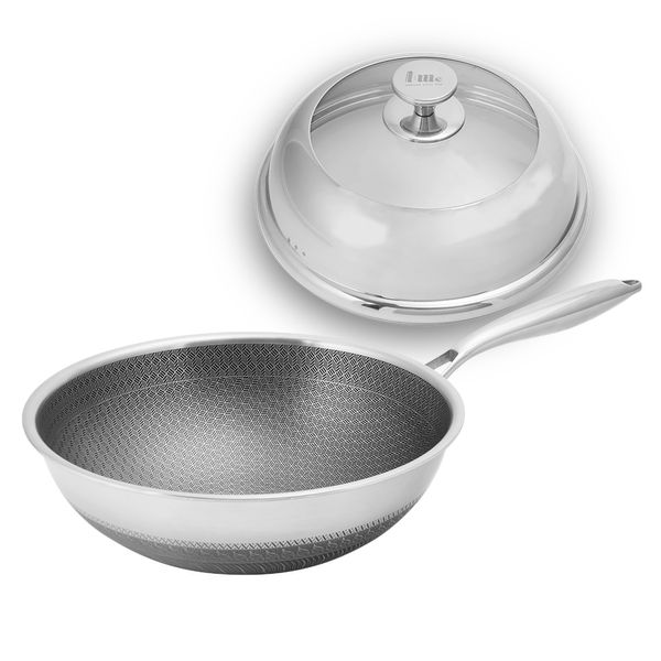 [에이미] 316 STS 통3중 올히트 웍팬 28cm + 뚜껑