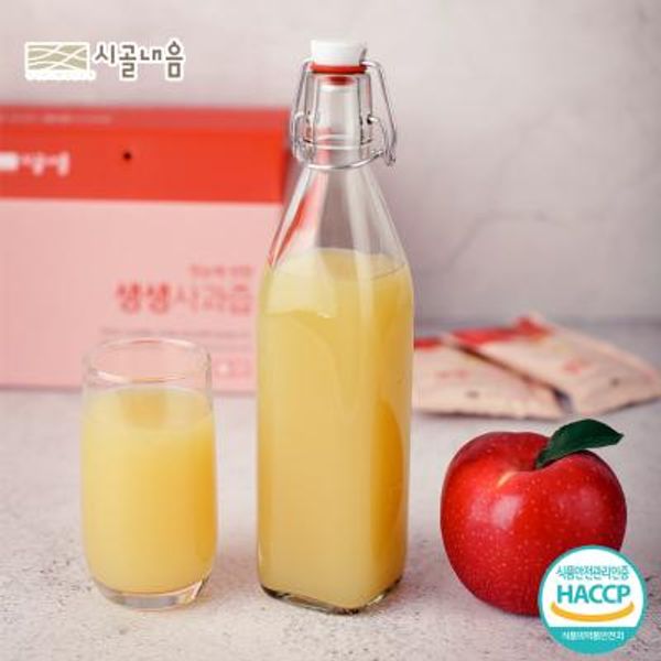 충주 시골내음 첫눈에반한 생생사과즙 110ml x 30팩 