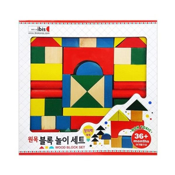 10000 원목블록놀이세트(SP)-단품