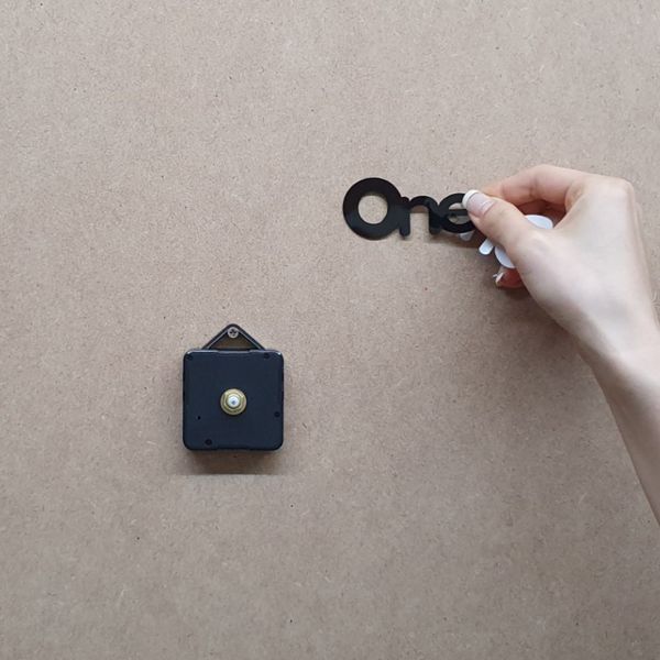 저소음 DIY 디자인 벽시계 블랙(WFJ0RWZ)