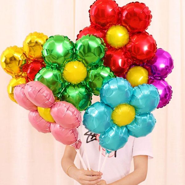 파티 꽃 컬러 은박 풍선 DD-09931(W7CAA1C)