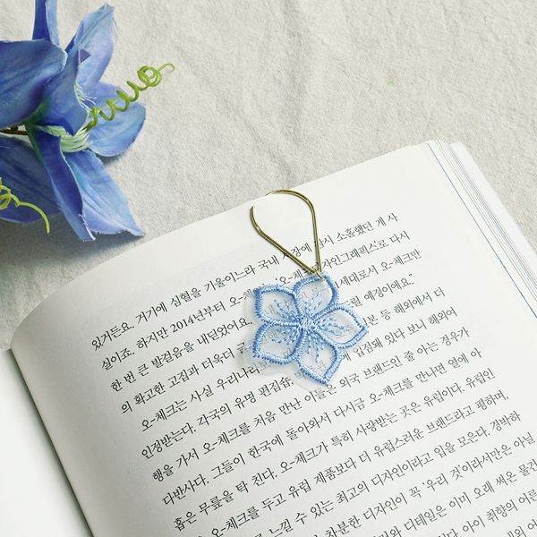 오첵 하늘하늘 큐트팻치 책갈피 북마크 북클립