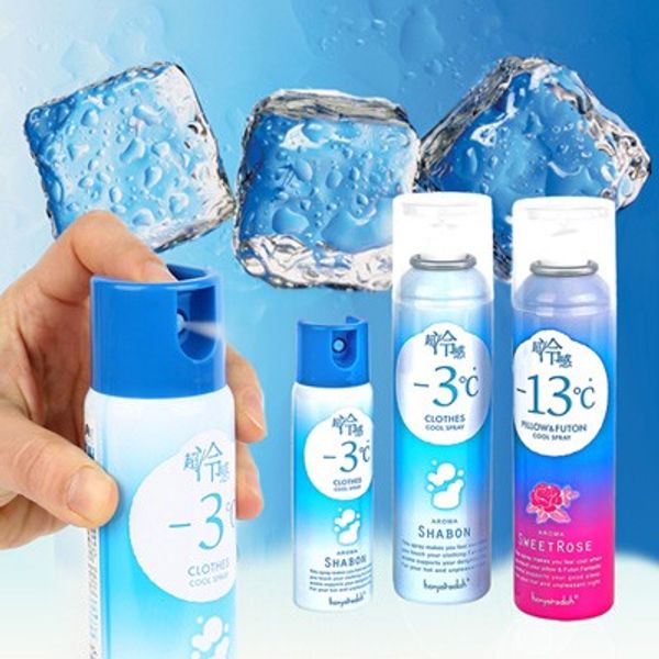 [일본 혼야라도 정품] 쿨 스프레이-침구용(로즈향) 200ml