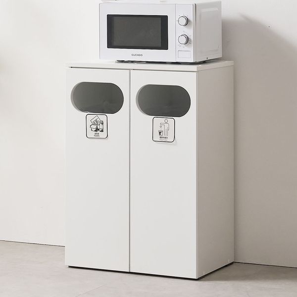 스톤 휴지통 수납장 분리수거함 3칸 (착불)
