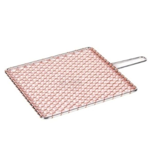 hplusmall 손잡이 동 석쇠 바베큐 그릴판 고기판 불판 사각B 320 - 핫트랙스