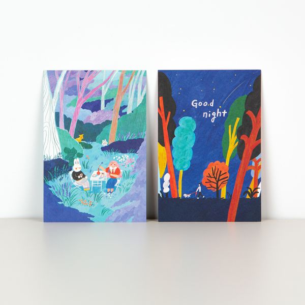 ANF 일러스트 엽서 -Forest 2종