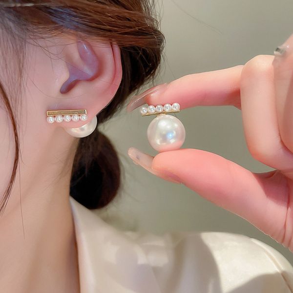왕진주 컬러 왕볼 백클러치 귀여운 패션 볼드 귀걸이