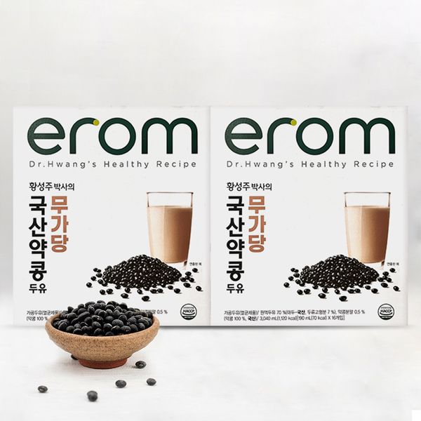 이롬 무가당 국산 약콩 두유 190ml 32입