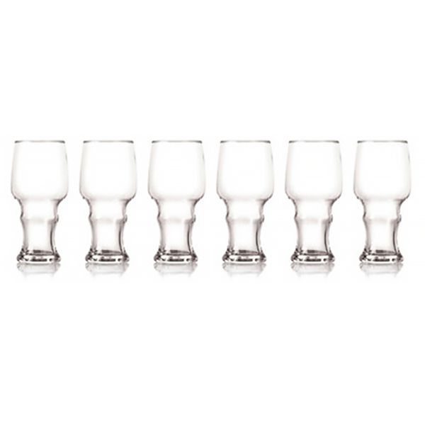 오션글라스 하와이 맥주잔 유리컵 410ml 6p (B06214)
