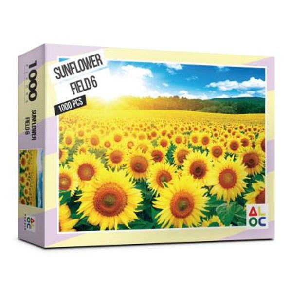 (알록퍼즐)1000피스 해바라기 들판6 직소퍼즐 AL3005