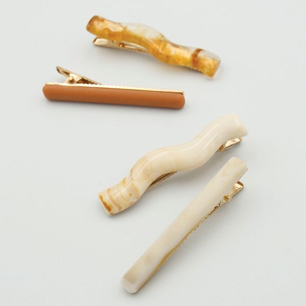 제이로렌 웨이브 호마이카 집게핀 2pcs 세트 H01375