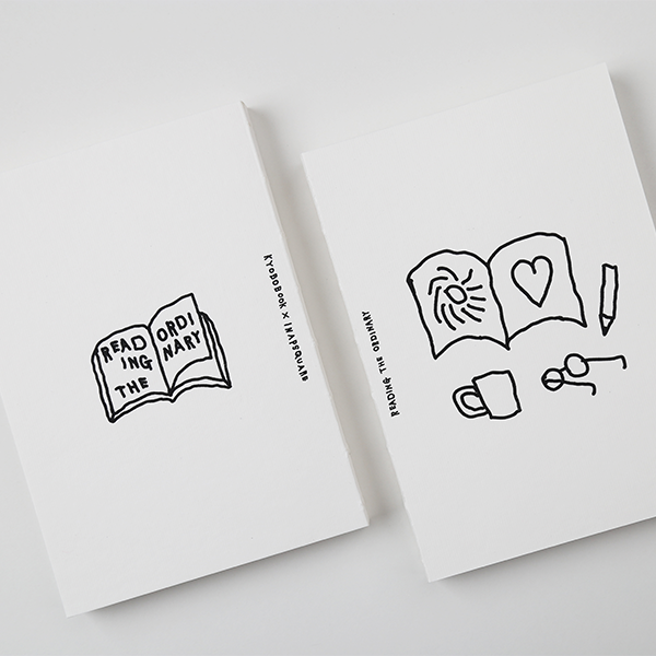 [교보문고X이나피스퀘어] Normal Note & Sticker SET