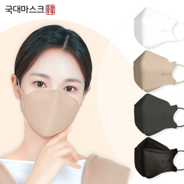 국대마스크 KF94 국산 일회용 마스크 흰색 100매