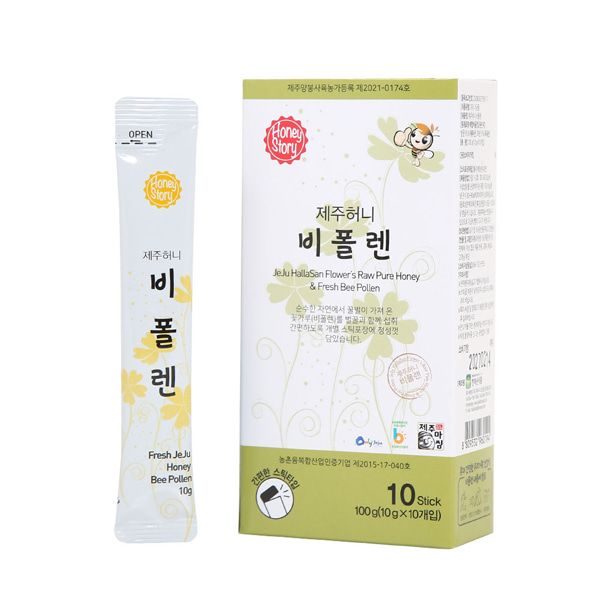 [허니스토리] 제주 한라산 비폴렌 스틱 10g×10포