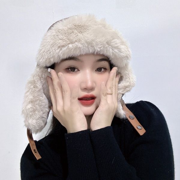 터프 레더 귀달이 군밤모자(브라운)